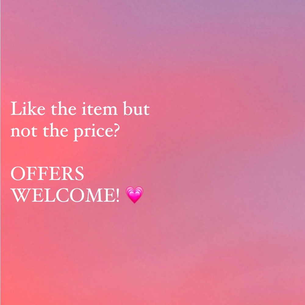OFFERS WELCOME🛍️❤️